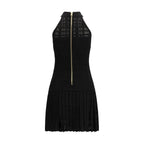 Balmain Black Viscose Cocktail Dress - Zeiniez
