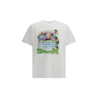 Casablanca White Cotton T-Shirt - Zeiniez