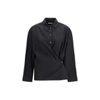 Lemaire Black Cotton Dress Shirt - Zeiniez