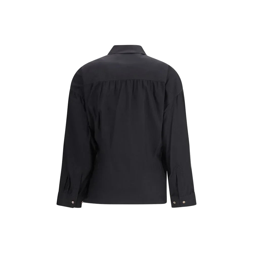 Lemaire Black Cotton Dress Shirt - Zeiniez