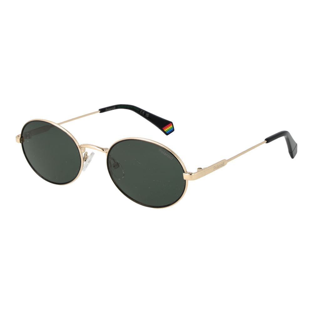 Polaroid Gold Metal Sunglasses