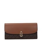 Michael Kors Brown Fabric Wallet