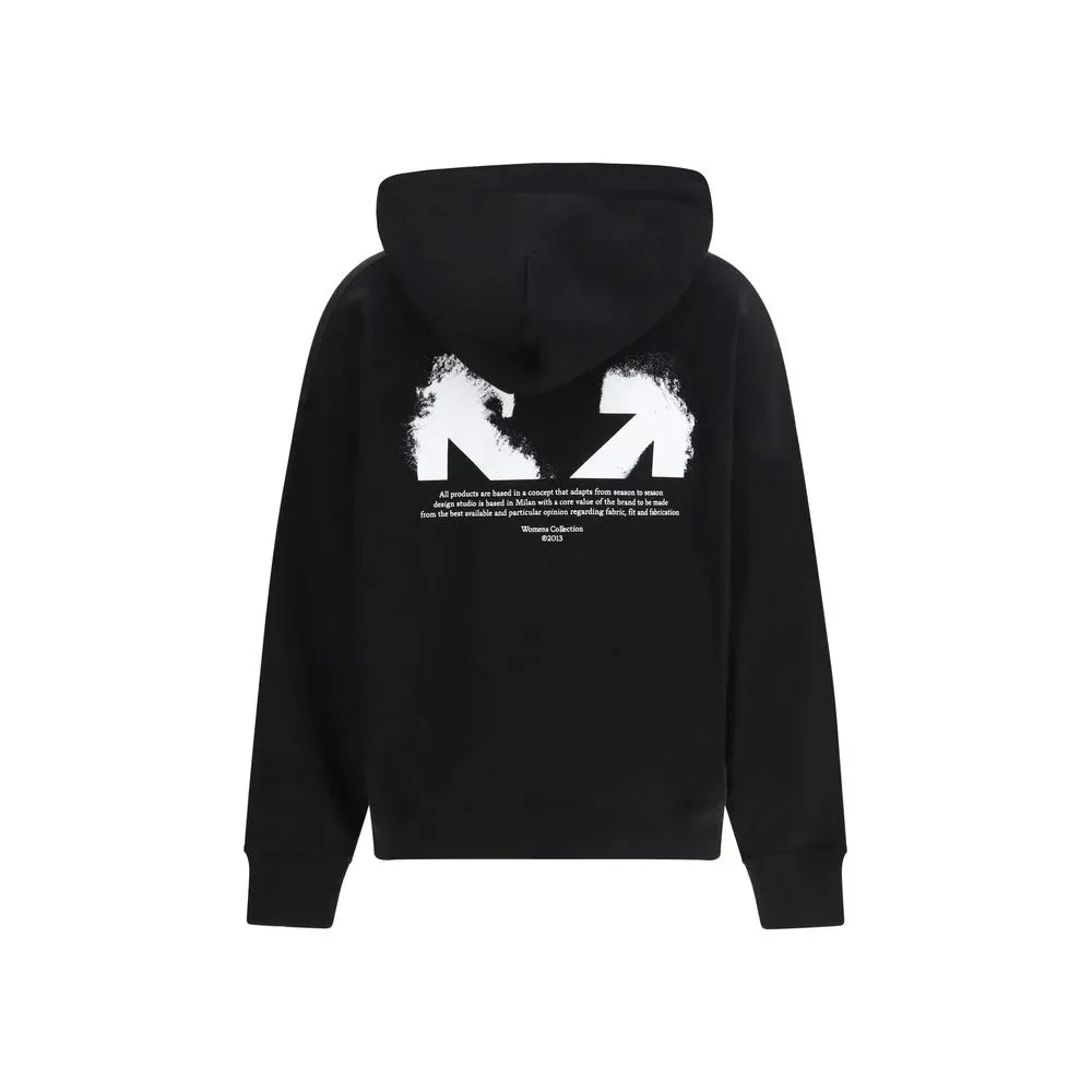 Off-White Black Cotton Sweatshirt - Zeiniez