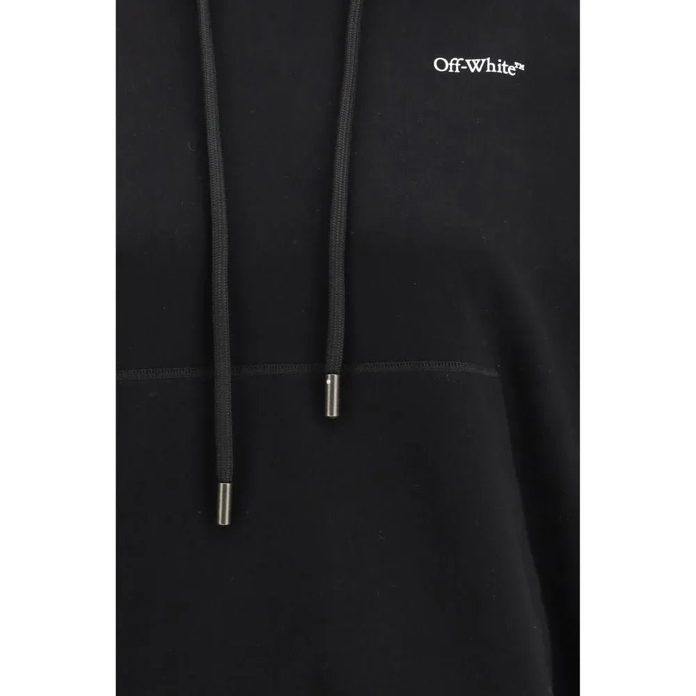 Off-White Black Cotton Sweatshirt - Zeiniez