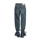 E.L.V. DENIM Gray Cotton Straight-Leg Jeans - Zeiniez