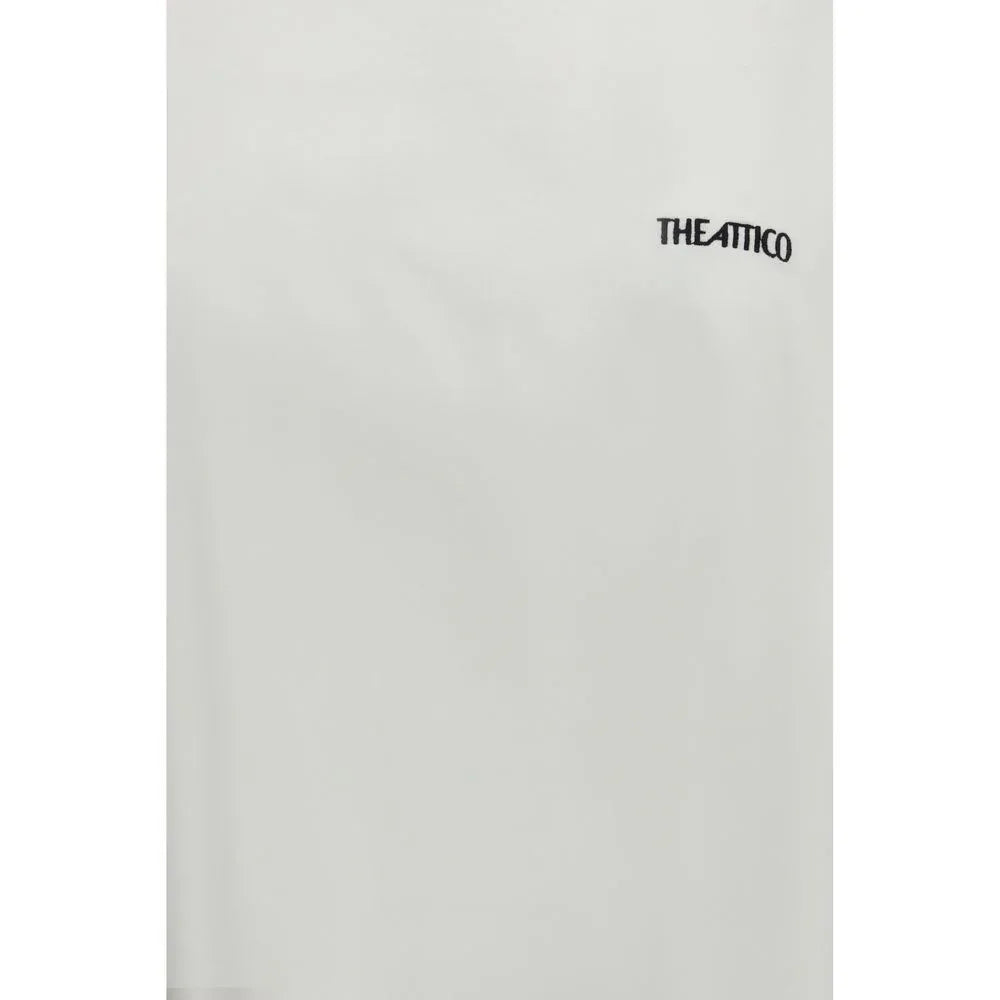 The Attico White Cotton T-Shirt - Zeiniez