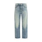 7FOR Blue Cotton Relaxed Fit Jeans - Zeiniez