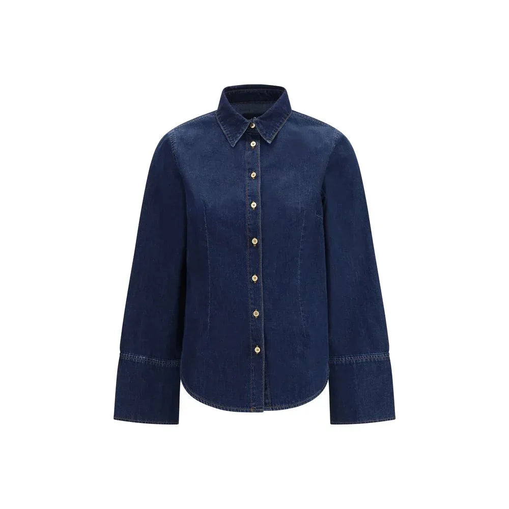 7FOR Blue Denim Shirt - Zeiniez