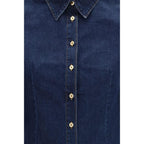 7FOR Blue Denim Shirt - Zeiniez