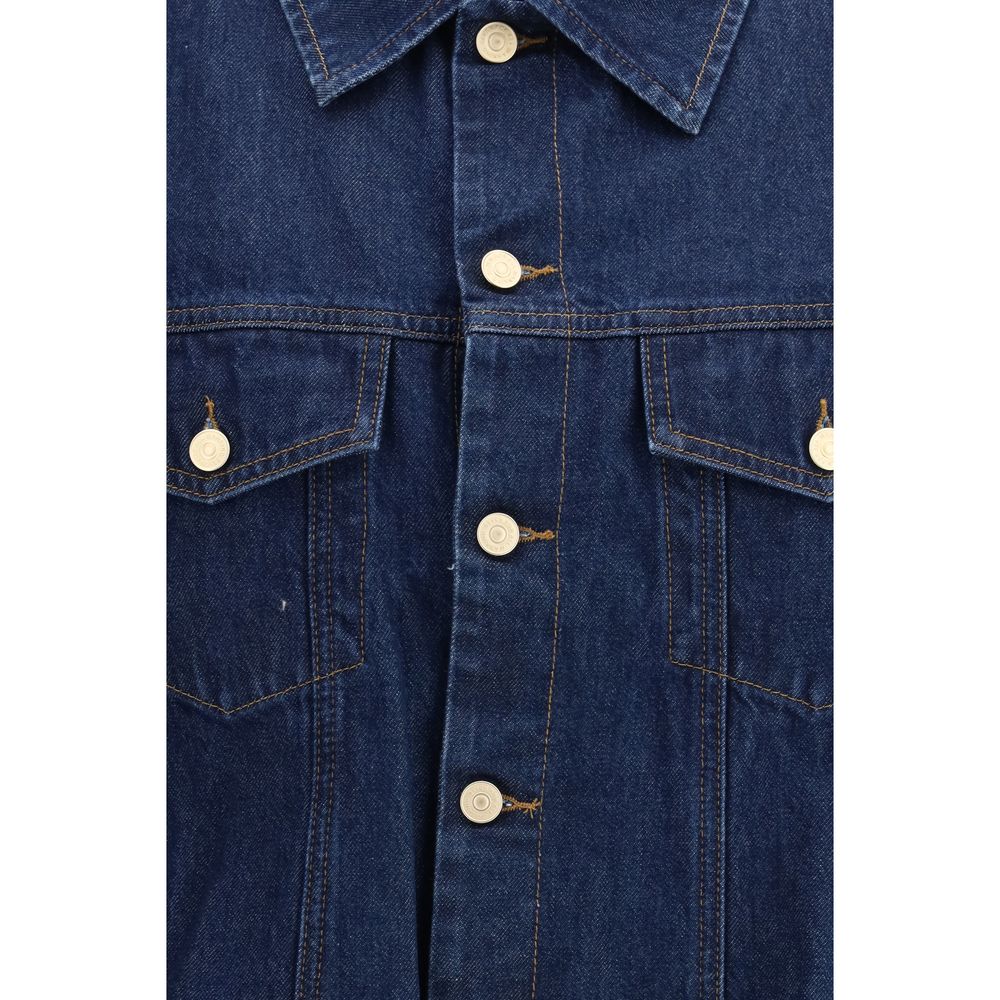 7FOR Blue Cotton Denim Jacket