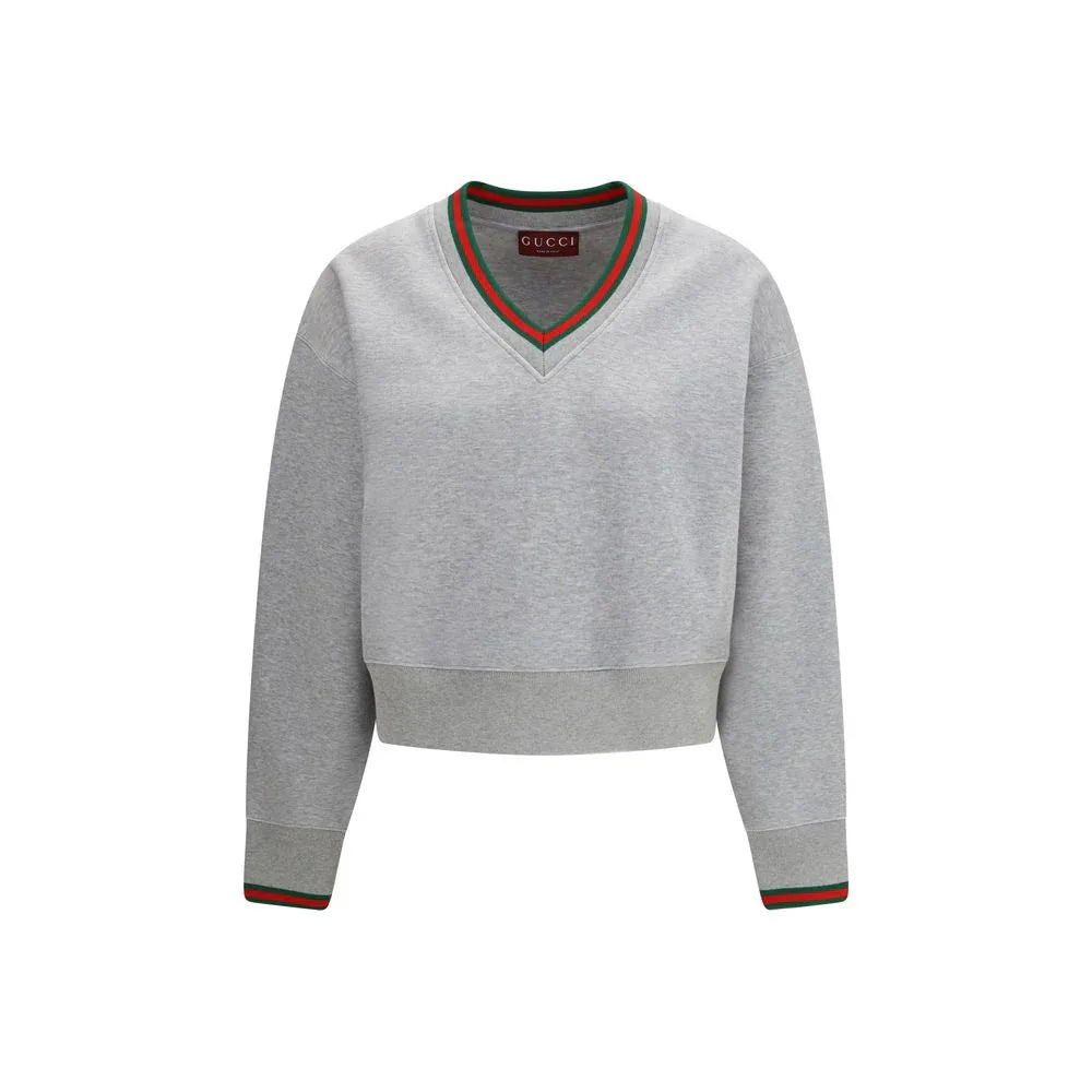 Gucci Gray Cotton Sweatshirt - Zeiniez