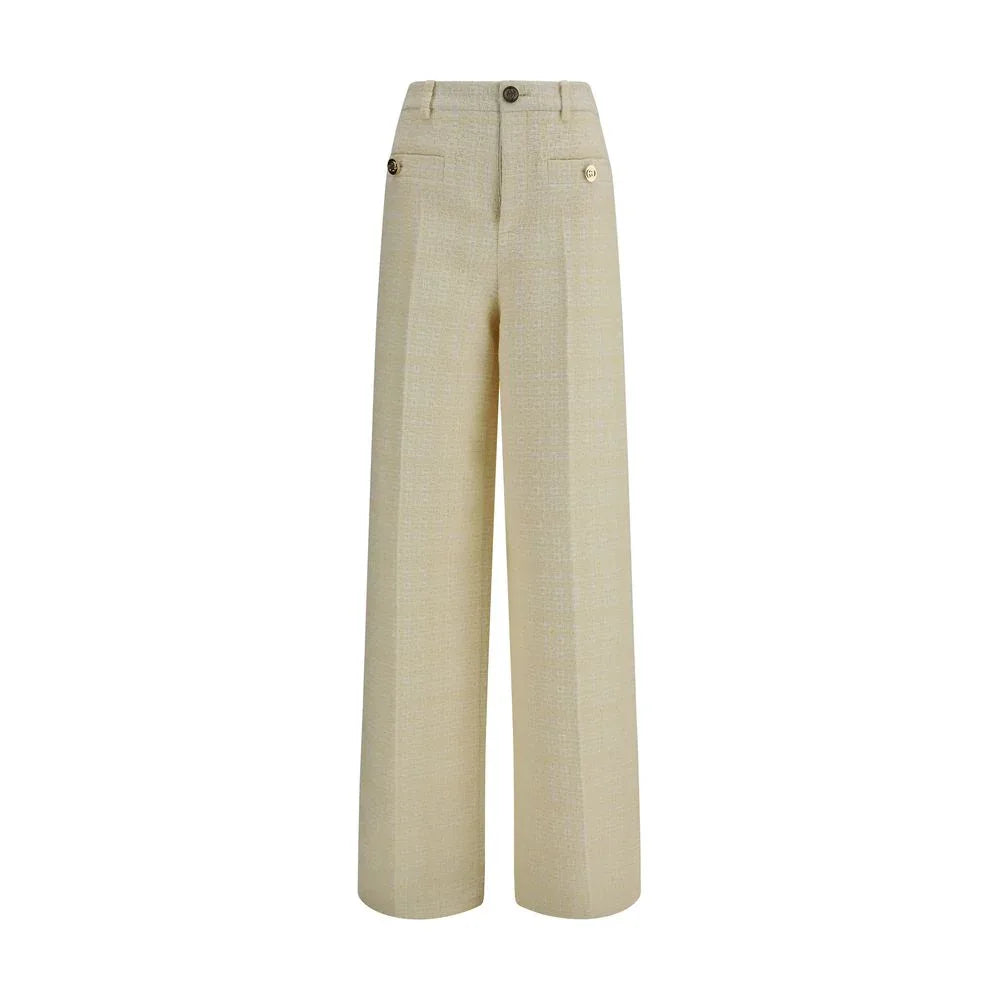 Gucci Beige Cotton Casual Pants - Zeiniez