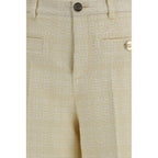 Gucci Beige Cotton Casual Pants - Zeiniez
