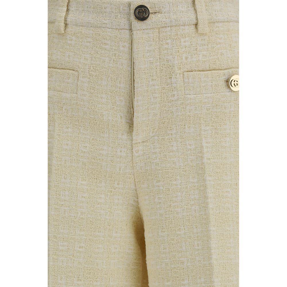 Gucci Beige Cotton Casual Pants - Zeiniez