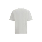 Ganni White Cotton T-Shirt - Zeiniez