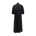 Lemaire Black Silk Casual Dress - Zeiniez