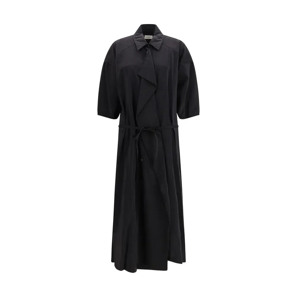 Lemaire Black Silk Casual Dress - Zeiniez