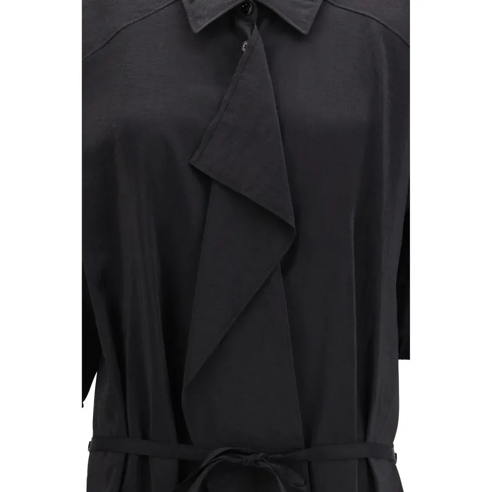 Lemaire Black Silk Casual Dress - Zeiniez