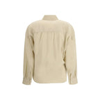 Lemaire Beige Silk Dress Shirt - Zeiniez