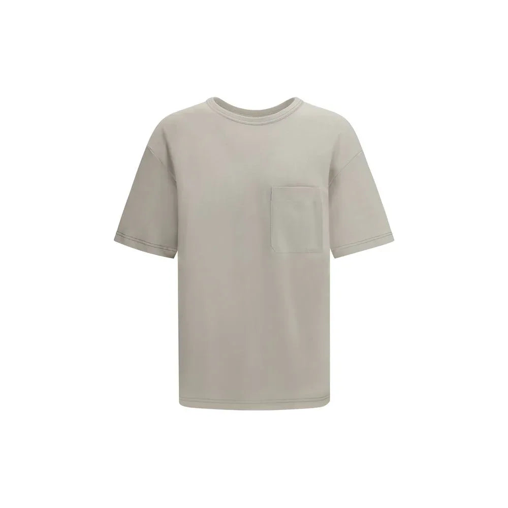 Lemaire Beige Cotton T-Shirt - Zeiniez