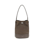Zanellato Brown Calf Leather Bos Taurus Backet Bag - Zeiniez