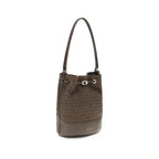 Zanellato Brown Calf Leather Bos Taurus Backet Bag - Zeiniez