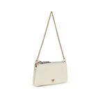 PINKO Beige Calf Leather Bos Taurus Shoulder Bag - Zeiniez