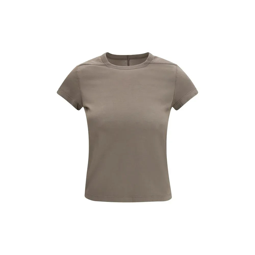 Rick Owens Brown Cotton T-Shirt - Zeiniez