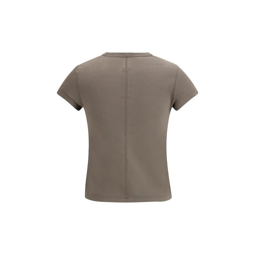 Rick Owens Brown Cotton T-Shirt - Zeiniez
