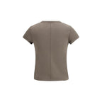 Rick Owens Brown Cotton T-Shirt - Zeiniez