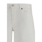 Agolde White Cotton Jeans Denim - Zeiniez