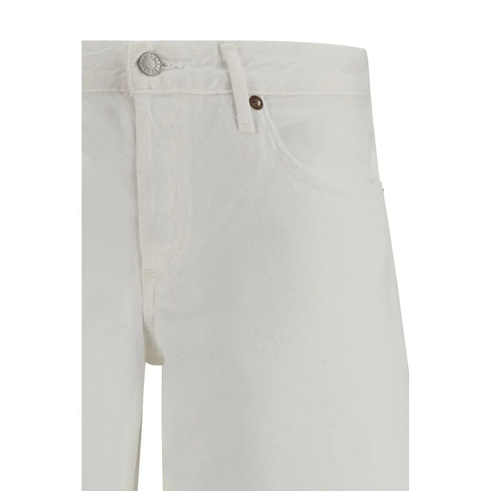 Agolde White Cotton Jeans Denim - Zeiniez