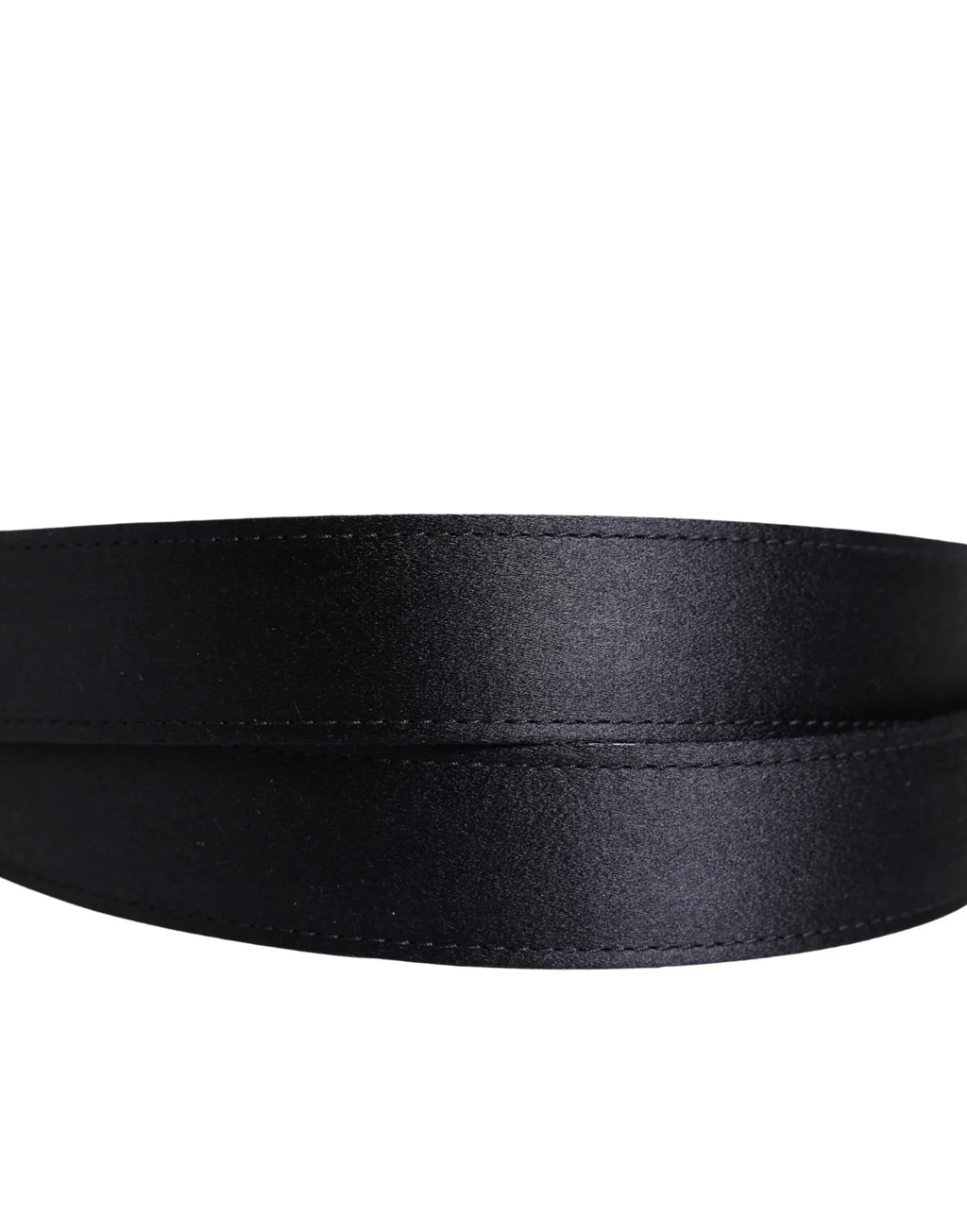 Dolce & Gabbana Men Black Classic Viscose Metal Buckle Belt - Zeiniez