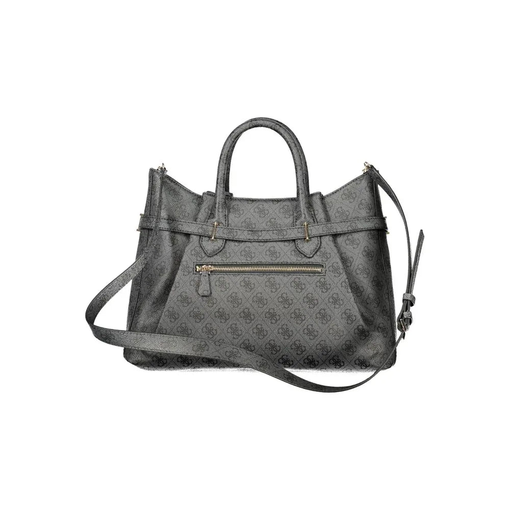 Guess Jeans Black Polyurethane Women Handbag - Zeiniez