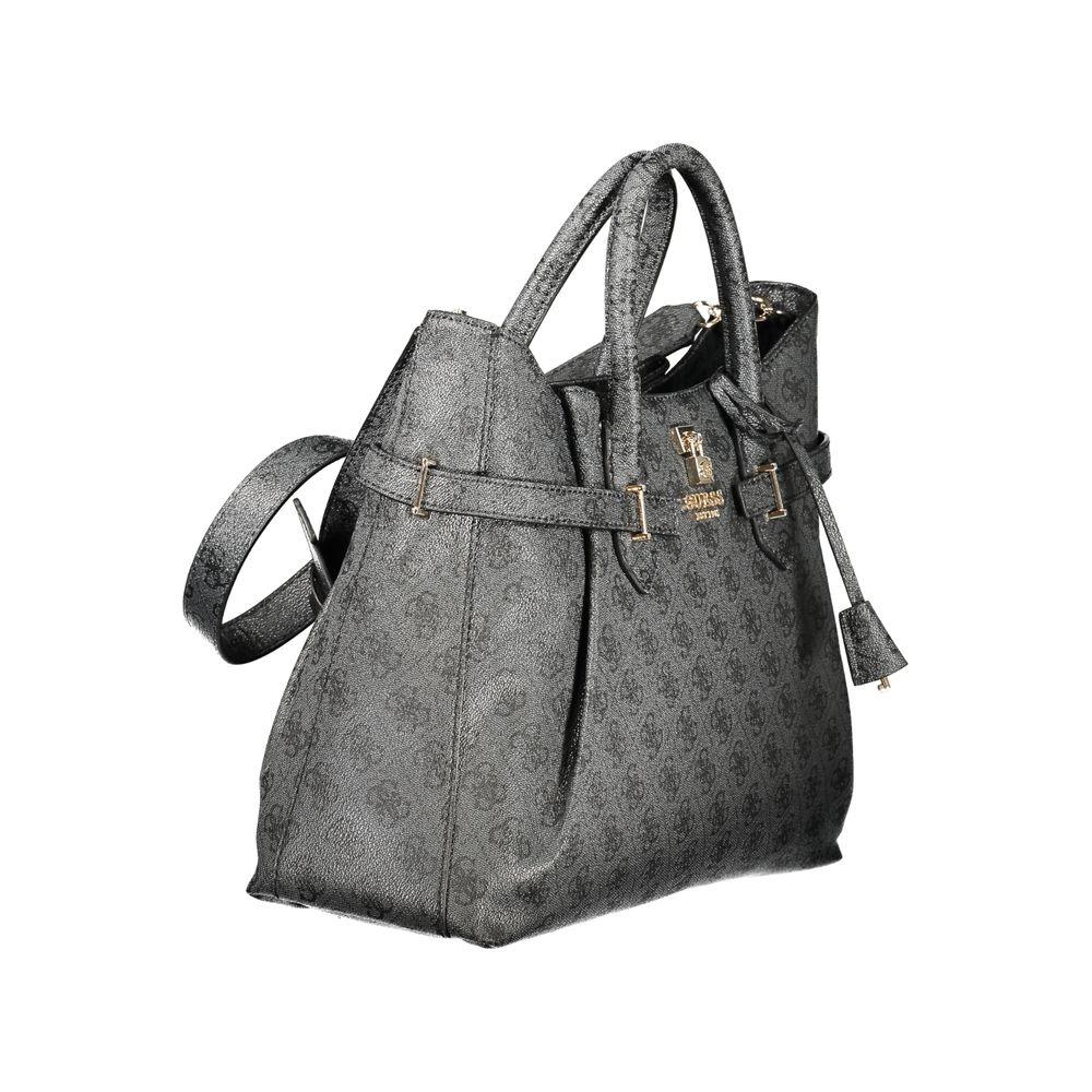 Guess Jeans Black Polyurethane Women Handbag - Zeiniez