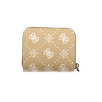 Guess Jeans Beige Polyurethane Women Wallet