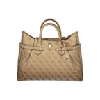 Guess Jeans Beige Polyurethane Women Handbag