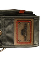 Dolce & Gabbana Men Black Wide Leather DG Metal Buckle Belt - Zeiniez