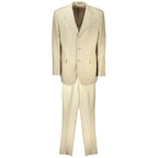 VERRI MILANO Beige Polyester Mens Suit Jacket