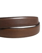 Dolce & Gabbana Men Brown Classic Leather Metal Buckle Belt - Zeiniez