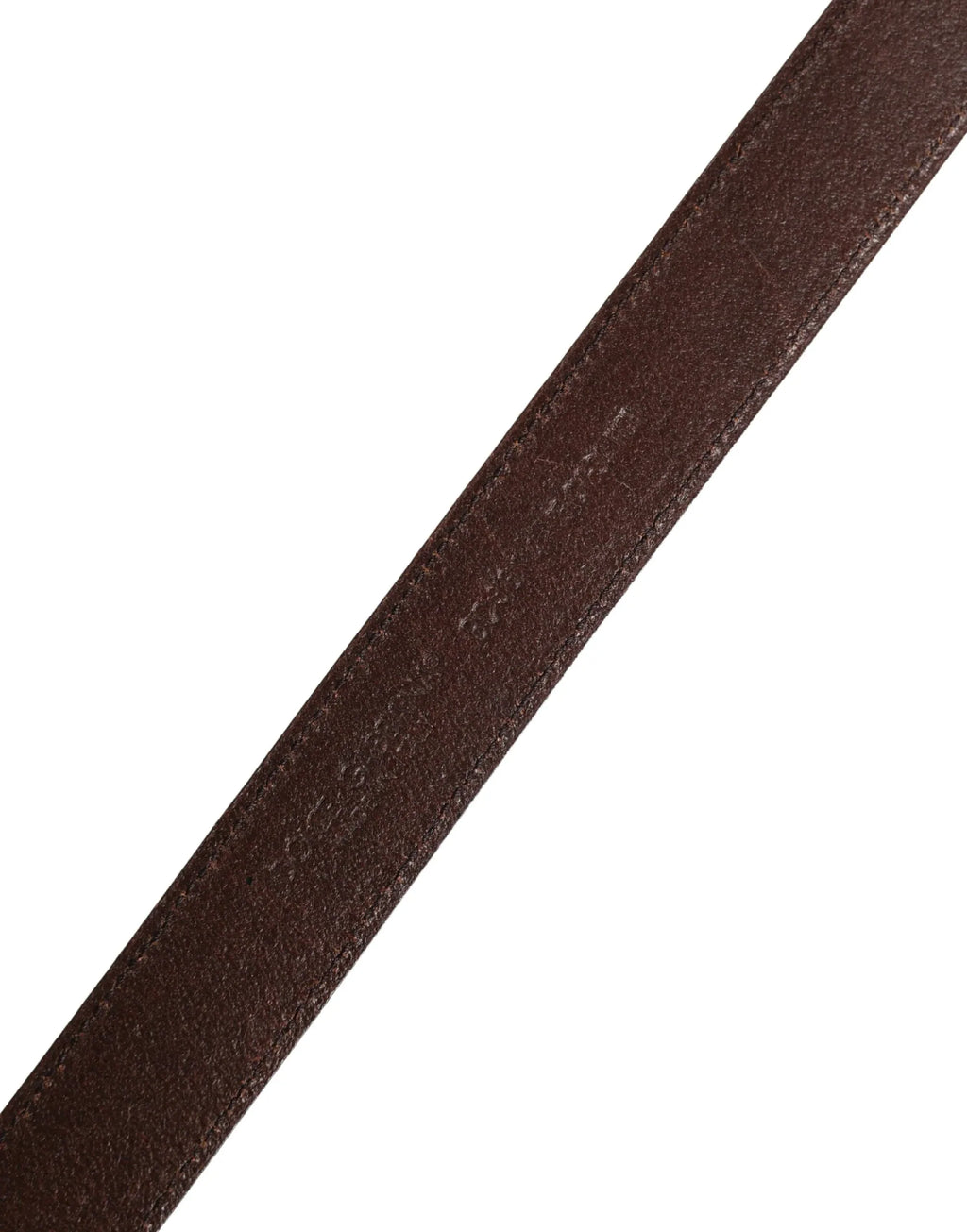 Dolce & Gabbana Men Brown Classic Leather Metal Buckle Belt - Zeiniez