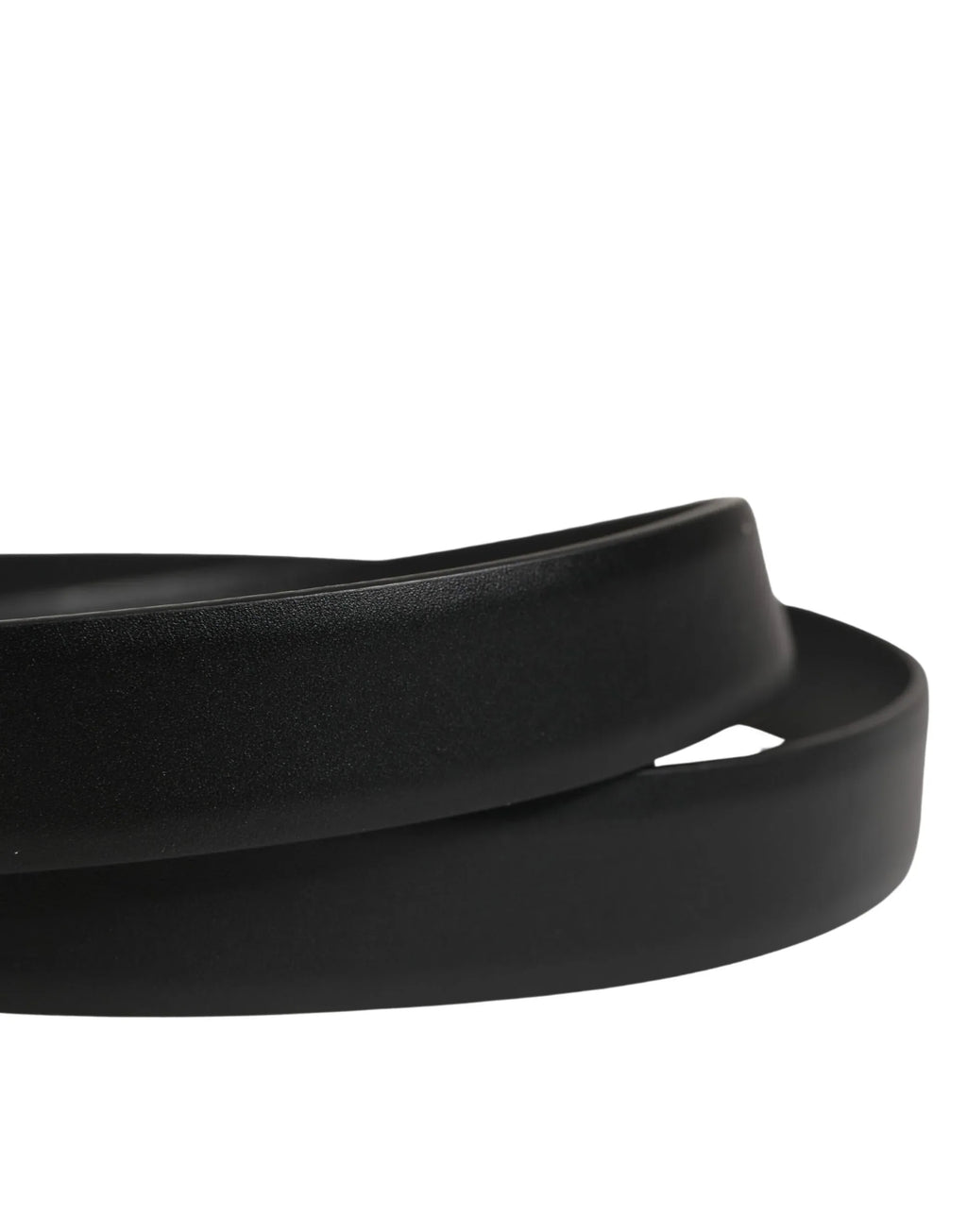 Dolce & Gabbana Men Black Classic Leather Metal Buckle Belt - Zeiniez