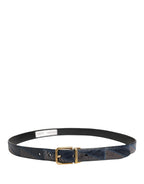 Dolce & Gabbana Men Multicolor Leather Metal Buckle Belt - Zeiniez