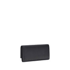 Ferragamo Black Calf Leather Bos Taurus Wallet