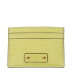 Jimmy Choo Yellow Leather Cardholder