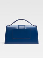 Jacquemus Dark NavyLeather Le Grand Bambino Handbag