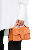 Jacquemus Terracotta Leather Le Grand Bambino Handbag