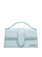 Jacquemus Pale blue Leather Le Grand Bambino Handbag