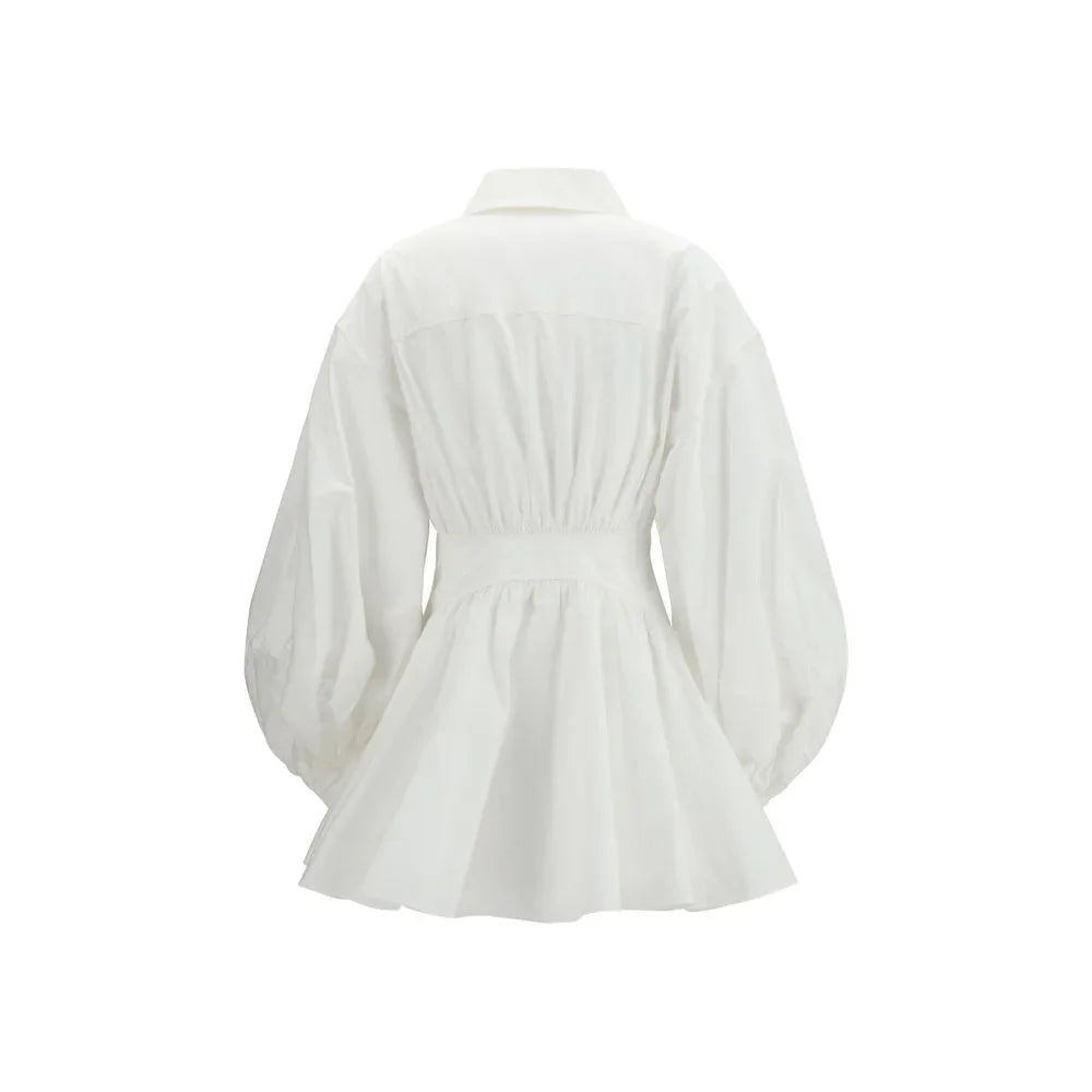 Zimmermann White Cotton Casual Dress - Zeiniez