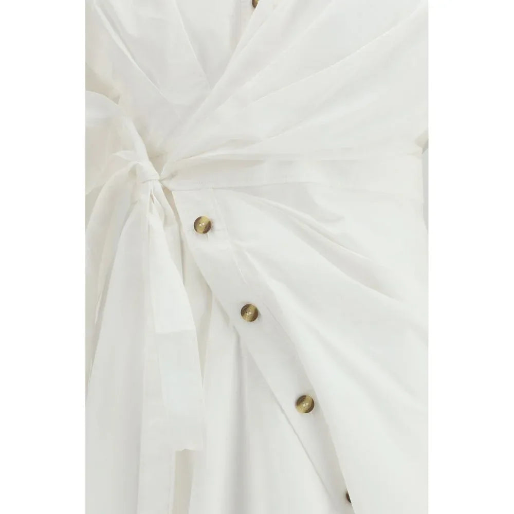 Zimmermann White Cotton Casual Dress - Zeiniez